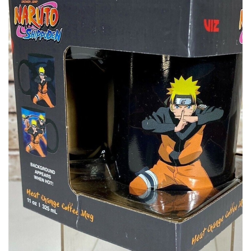 Naruto Shippuden Heat-Change Coffee Mug 11oz ~ Background Appears When H…